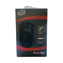 Mouse Usb Newlink Mo228 1000dpi 3 Botões Grid Preto Foto mini 4