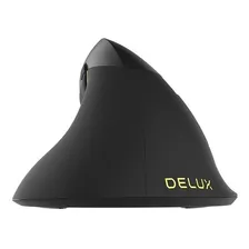 Mouse vertical sem fio Delux M618 Mini White Foto mini 4