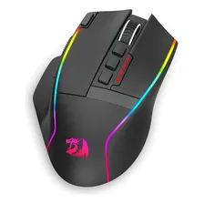 Mouse Wireless Redragon Swain Preto M915rgb-wl Foto  mini 1