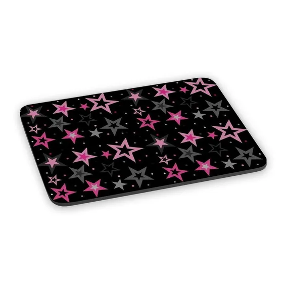 Mousepad Estrelas Coloridas Arte Abstrata Presente Menina Foto 1