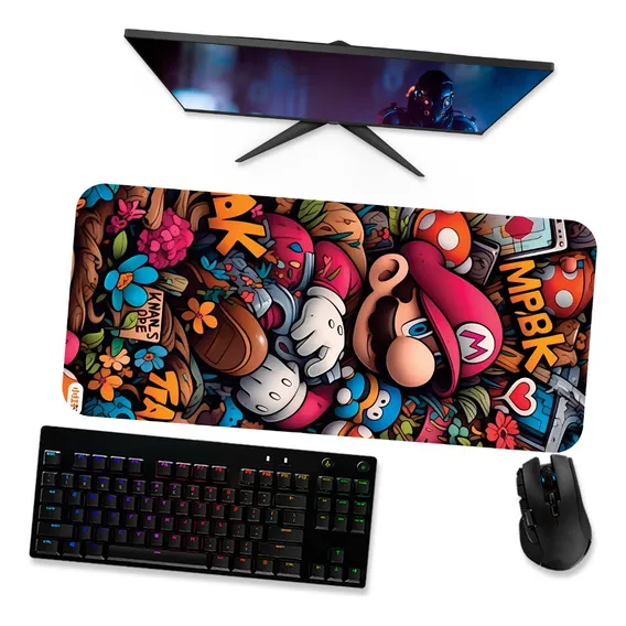 Mousepad Gamer 70x30cm- Mario 1 Foto 1
