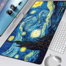 Mousepad Gamer Van Gogh Ceu Estrelado 700x350x3mm Speed Gr Foto mini 3