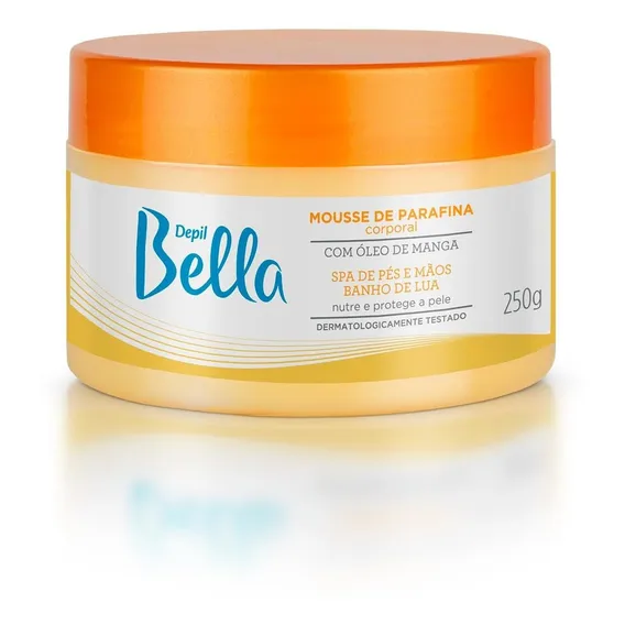Mousse De Parafina Corporal Com Óleo Manga 250g Depil Bella Fragrância Perfumada Foto 1