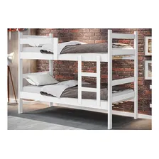 M贸veis Leartam Beliche Cama Solteiro Porto Branco Branco Foto mini 2