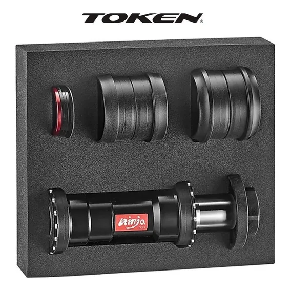 Movimento Central Token Ninja Pf30 Bb30 Bb92 Bb86 P/ Shimano Foto 1