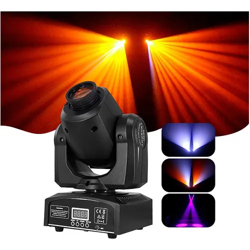 Moving Head Spot Led Osram 30w Globo + Disco De Cor Dmx Dj Foto 1