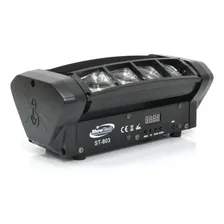 Moving Mini Spider Beam 8 Leds 5w Rgbw Dmx Profissional Showtech ST-803 Foto mini  2