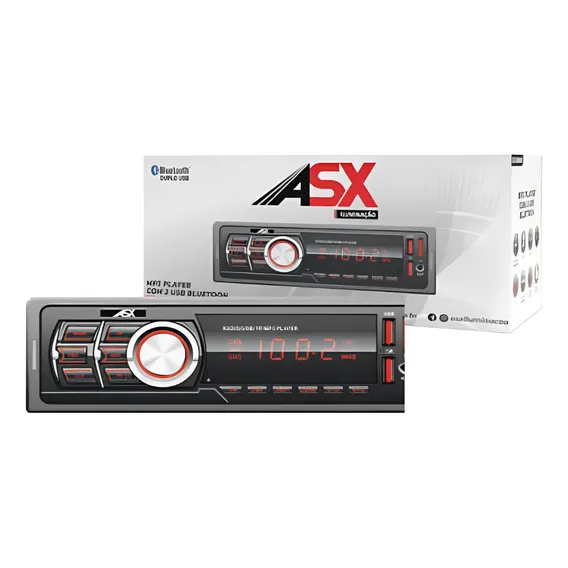 Mp3 Player Radio Automotivo Usb Sd Fm Auto Radio Bt Som Mp3 Foto 1