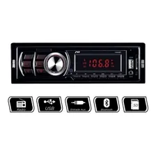 Mp3 Rádio Carro Som Automotivo Bluetooth Usb Fm Sd Controle Foto mini 1