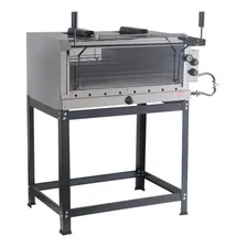 MR Fogões Forno Pizza Industrial Gás 80x60 2 Grill Infravermelho Inox Foto mini 1