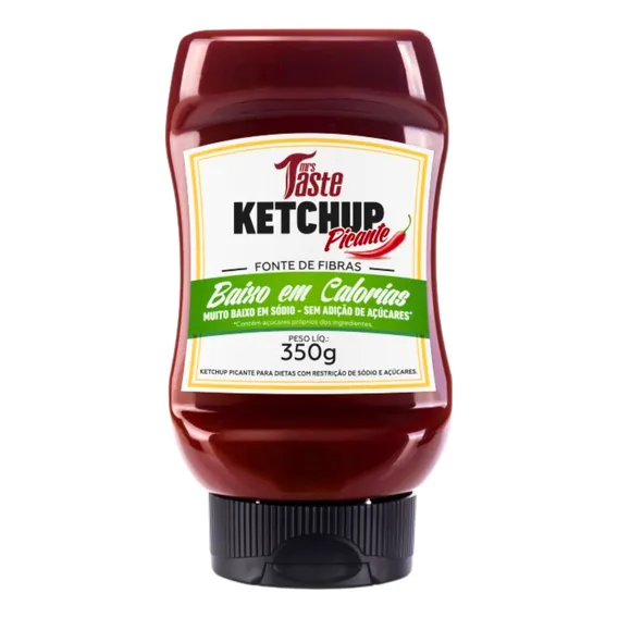 Mrs Taste ketchup picante baixo em calorias 350g Foto 1