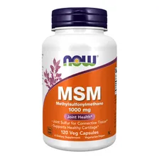 Msm Enxôfre Orgânico Importado Usa 1000 Mg - 120 Capsulas Foto mini 1