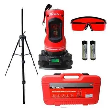 Mtx NÃvel A Laser 170mm Com 3 Bolhas - MTX Vermelho Foto mini 1