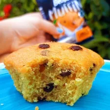 Muffin Laranja Com Gostas De Chocolate Zero Sem Lactose 40g Foto mini 2
