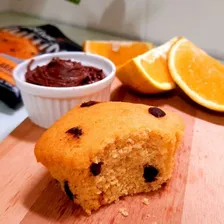 Muffin Laranja Com Gostas De Chocolate Zero Sem Lactose 40g Foto mini 1