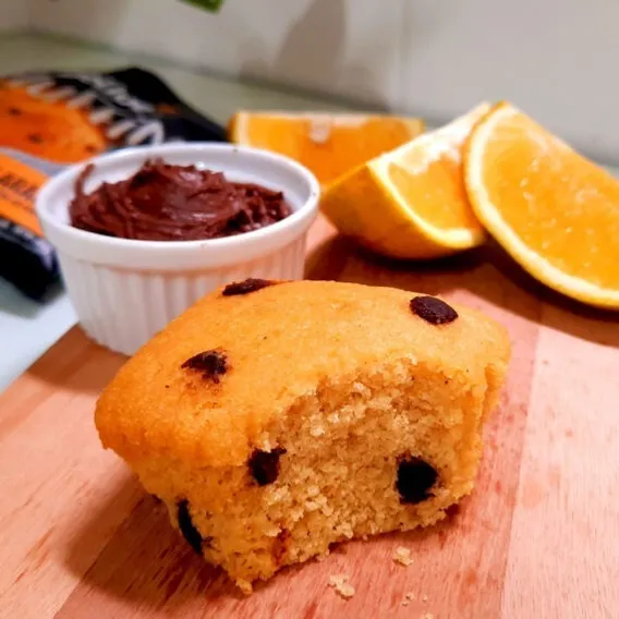 Muffin Laranja Com Gostas De Chocolate Zero Sem Lactose 40g Foto 1