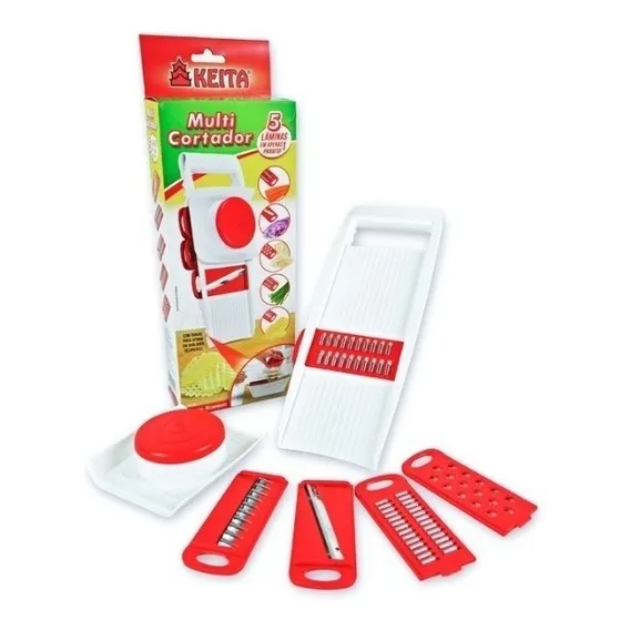 Multi Cortador Ralador Legumes Verduras 5x1 Saladas Keita Foto 1