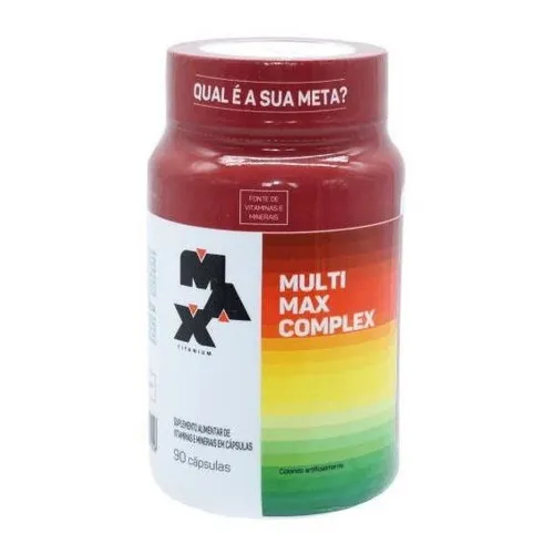 Multi Max Complex Vitaminas E Minerais Max Titanium 90 Caps Foto 1