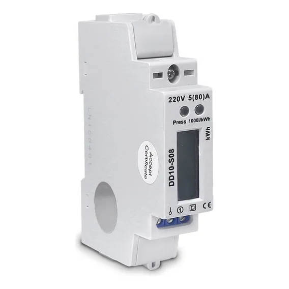 Multi Medidor Energia Kwh Mono 80a 110/220v Rs485 + Software 110V/220V Foto 1