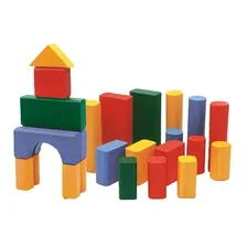 Multiblocks Blocos Montar Infantil Madeira Colorido Xalingo Quantidade de peças 50 Foto mini 3