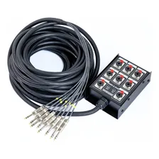 Multicabo C/ Medusa 8 Vias 3 Metros Conectores P10 Estéreo Foto mini 4
