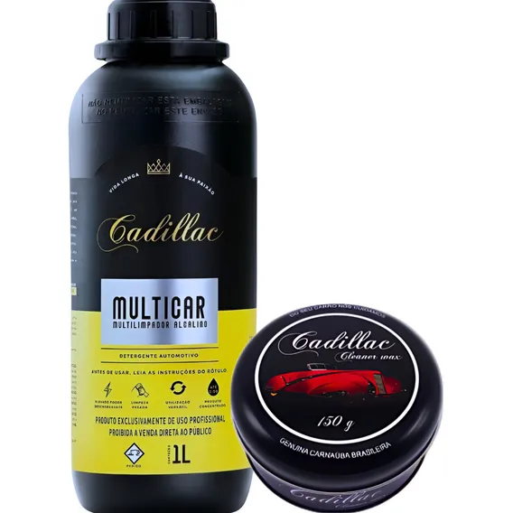Multicar 1l Cadillac Multilimpador + Cera Cleaner Wax 150g Foto 1