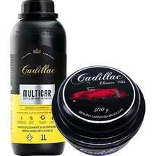 Multicar 1l Cadillac Multilimpador Cera Cleaner Wax 300g Foto mini 1