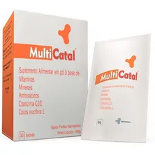 Multicatal Multivitamínico E Minerais Catalmedic Sabor Frutas Vermelhas Foto mini  2