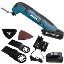 Multiferramenta Oscilante 18v Bivolt Com Kit Ws2932 Wesco Foto mini 1