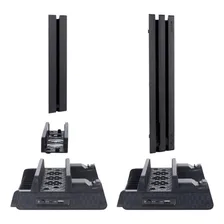 Multifuncional Base Vertical Cooler Carregador Stand Para Ps Foto  mini 1