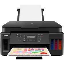 Multifuncional Canon Com Tanque De Tinta Mega Tank G6010 Wi- Cor Preta Foto mini 2