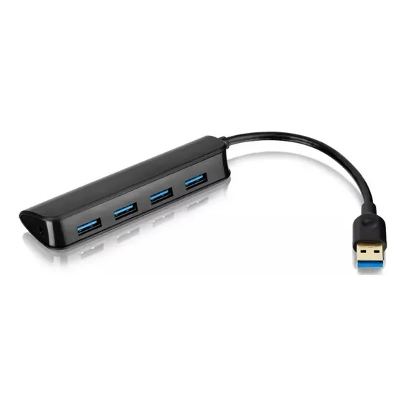 Multilaser AC289 Hub Usb 4 Portas 3.0 Super Speed Cor Preto Foto 1
