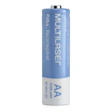 Multilaser Cb052 pilhas recarregáveis AA 2500mah 4 unidades Foto mini 2