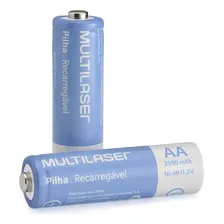 Multilaser Cb052 pilhas recarregáveis AA 2500mah 4 unidades Foto mini 1