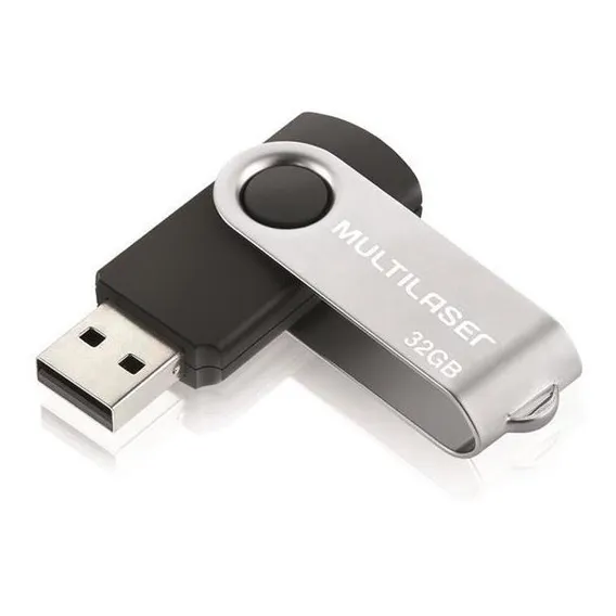 Multilaser Twist PD589 pendrive preto 32gb Foto 1