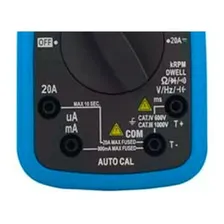 Multimetro Automotivo 600v Cat. Iv Ma-120a - Minipa Foto mini  2