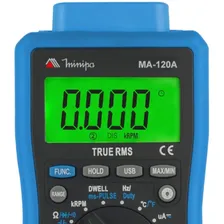 Multimetro Digital Automotivo Ma 120 Temperatura Rpm Minipa Foto mini 2