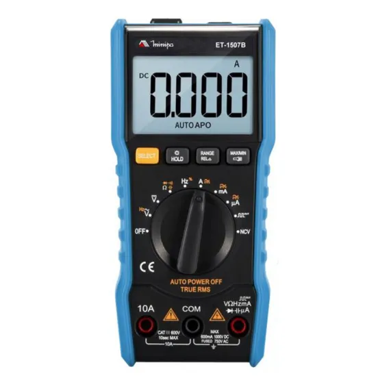 Multimetro Digital Cat Iii True Rms - Et-1507b Minipa Foto 1