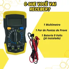 Multímetro digital CIETEC Multimetro Digital para uso com bateria Foto mini 4