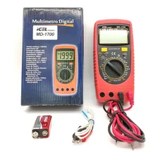 MultÃmetro Digital Md-1700 Icel Frequencimetro Capacimetro Foto mini 4