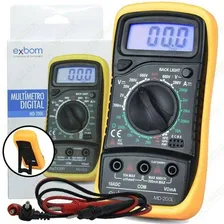 Multimetro Digital Profissional Portatil Bateria Bip Exbom Foto  mini 1