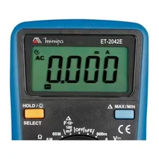 Multimetro Digital Profissional True Rms Et-2042e Minipa Foto mini 3