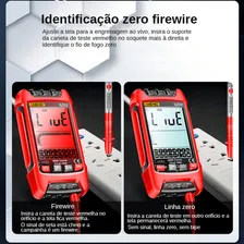 MultÃmetro Digital Wicopet Sz01 -vemelho Profissional Multimetro Digital Inteligente Multimetro Digital Profissional Foto mini 3