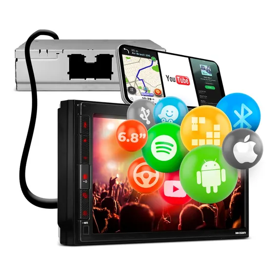 MultimÃdia Dmh-zs5280tv Pioneer Tv Espelhamento Android Ios Foto 1