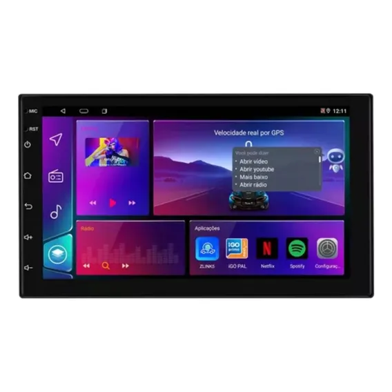 MultimÃdia Knup Android Automotivo | Kp-ra925 Foto 1