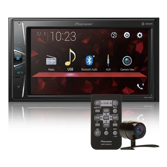 Multimídia Pioneer Dmh-g228bt 2 Din 6,2 Pol + Câmera De Ré Foto 1