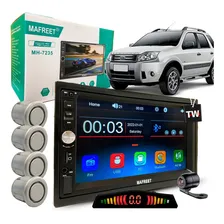 Multimídia Rádio Ecosport 2004 À 2012 Bluetooth + Sensor Cor Ford Ecosport 2004 À 2012 Prata Foto  mini 1