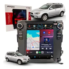 Multimídia Tesla Aikon Carplay Rádio Outlander 2006 À 2013 Cor Mitsubishi Outlander 2009 Foto  mini 1
