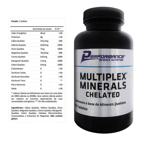Multiplex Minerals 100 Tabletes - Performance Nutrition Foto 1