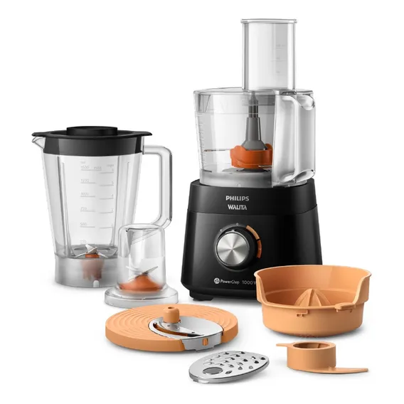 Multiprocessador Philips Walita Power Chop 1000w Preto 127v Foto 1